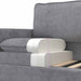 Bankstel 2 st Lichtgrijs Polyester
