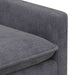 Bankstel 2 st Donkergrijs Polyester