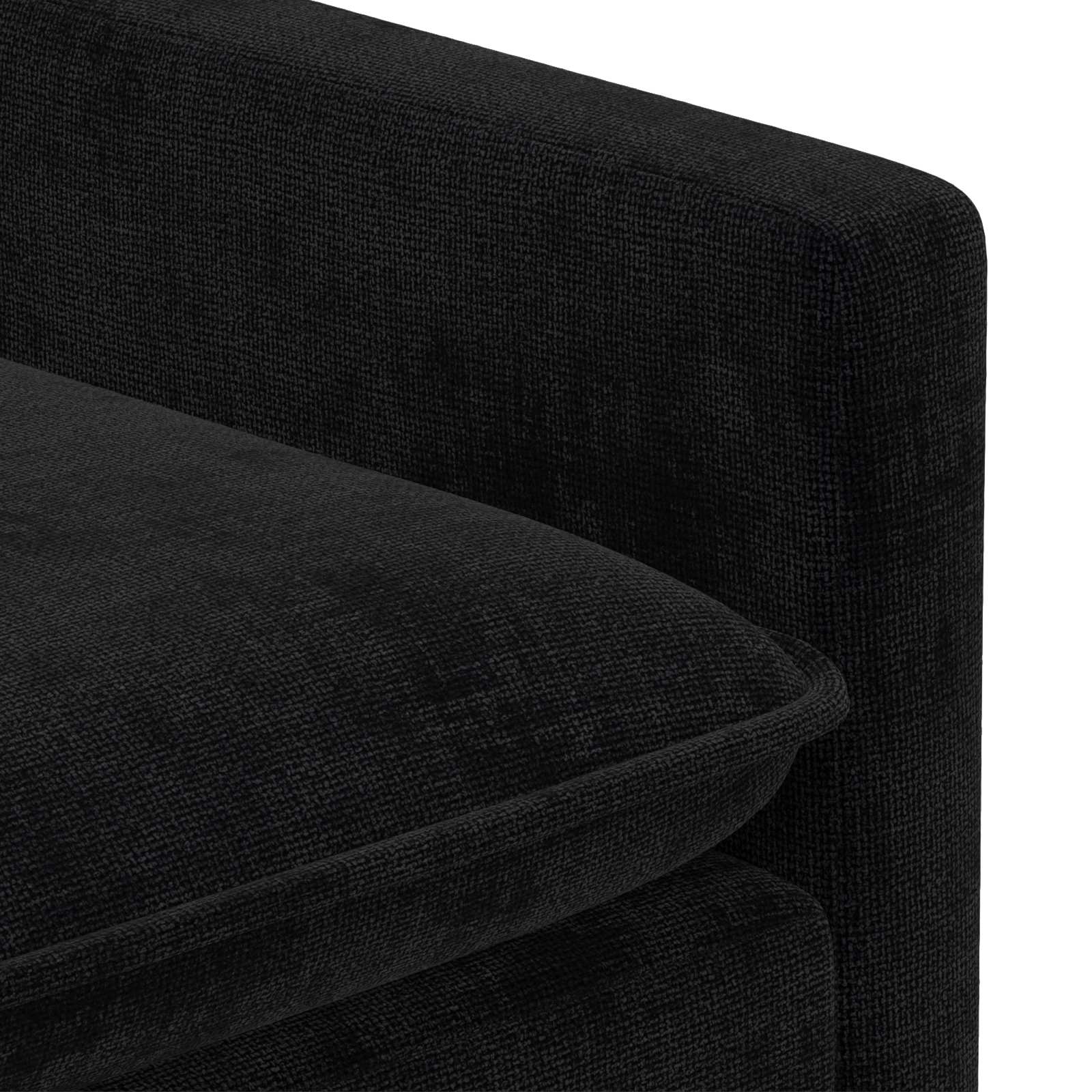 Bankstel 2 st Zwart Polyester