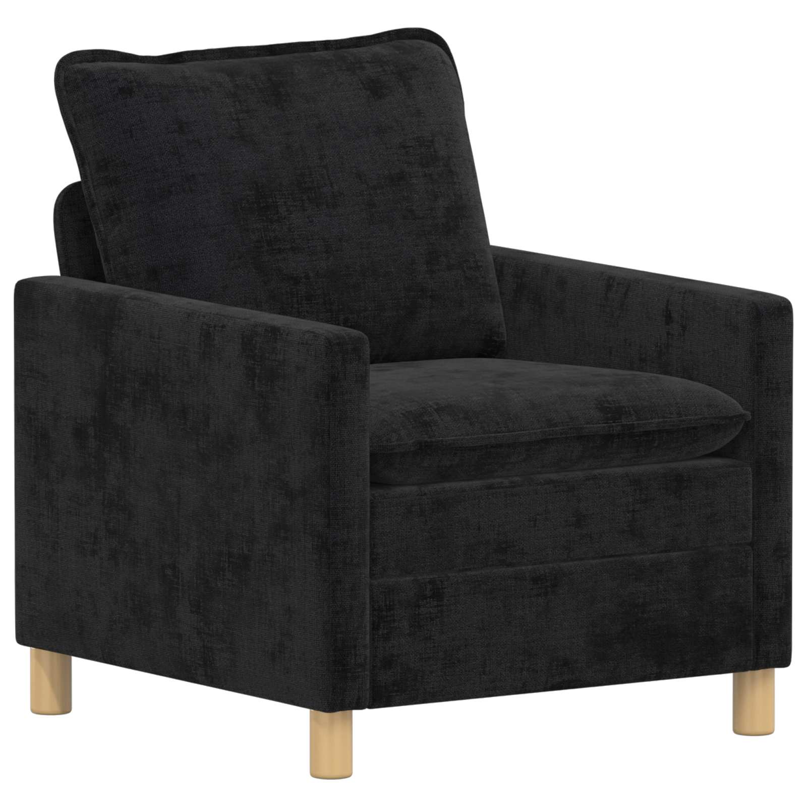 Bankstel 2 st Zwart Polyester