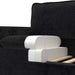 Bankstel 2 st Zwart Polyester