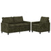 Bankstel 2 st Groen Polyester