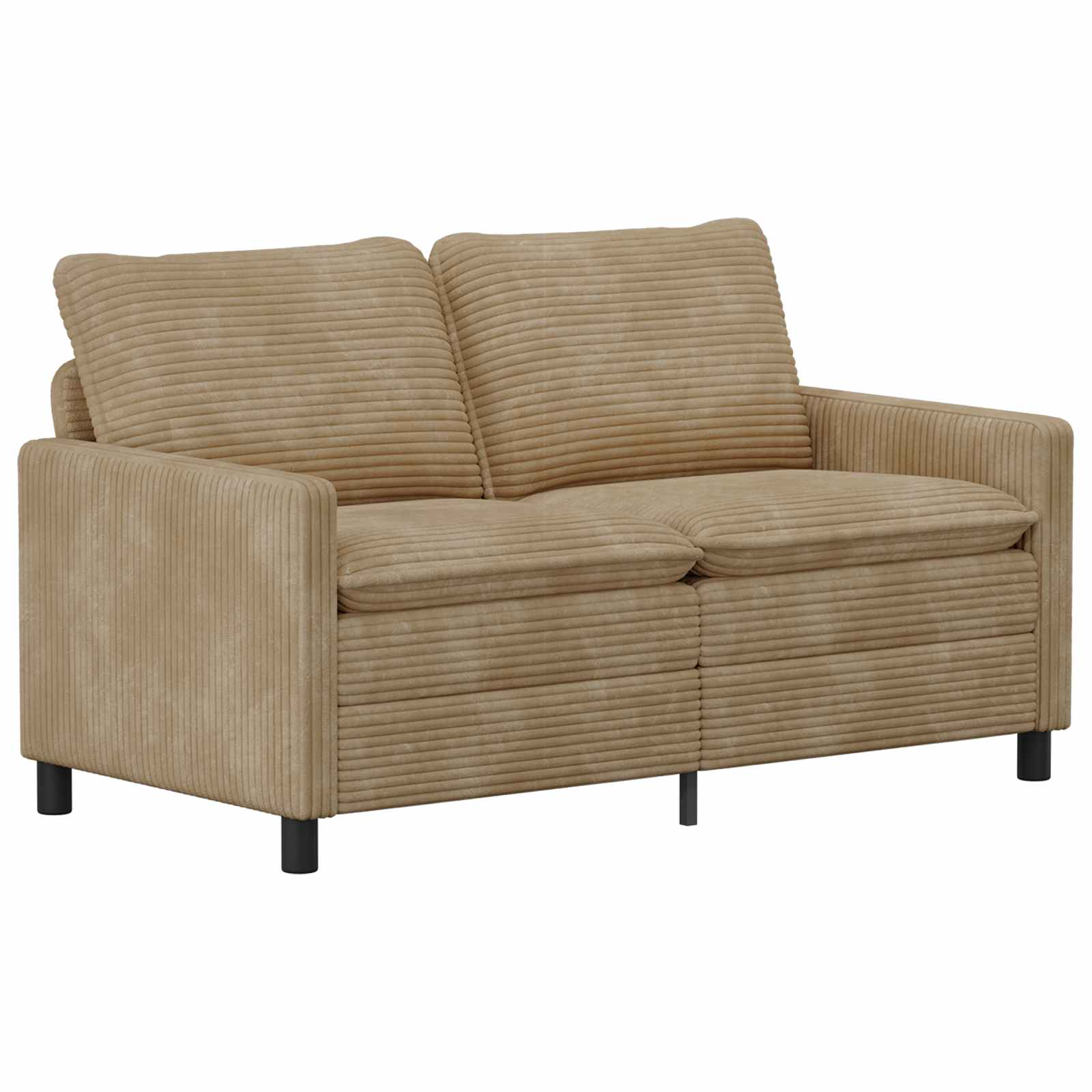 Bankstel 2 st Taupe Polyester