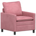 Bankstel 2 st Roze Fluweel