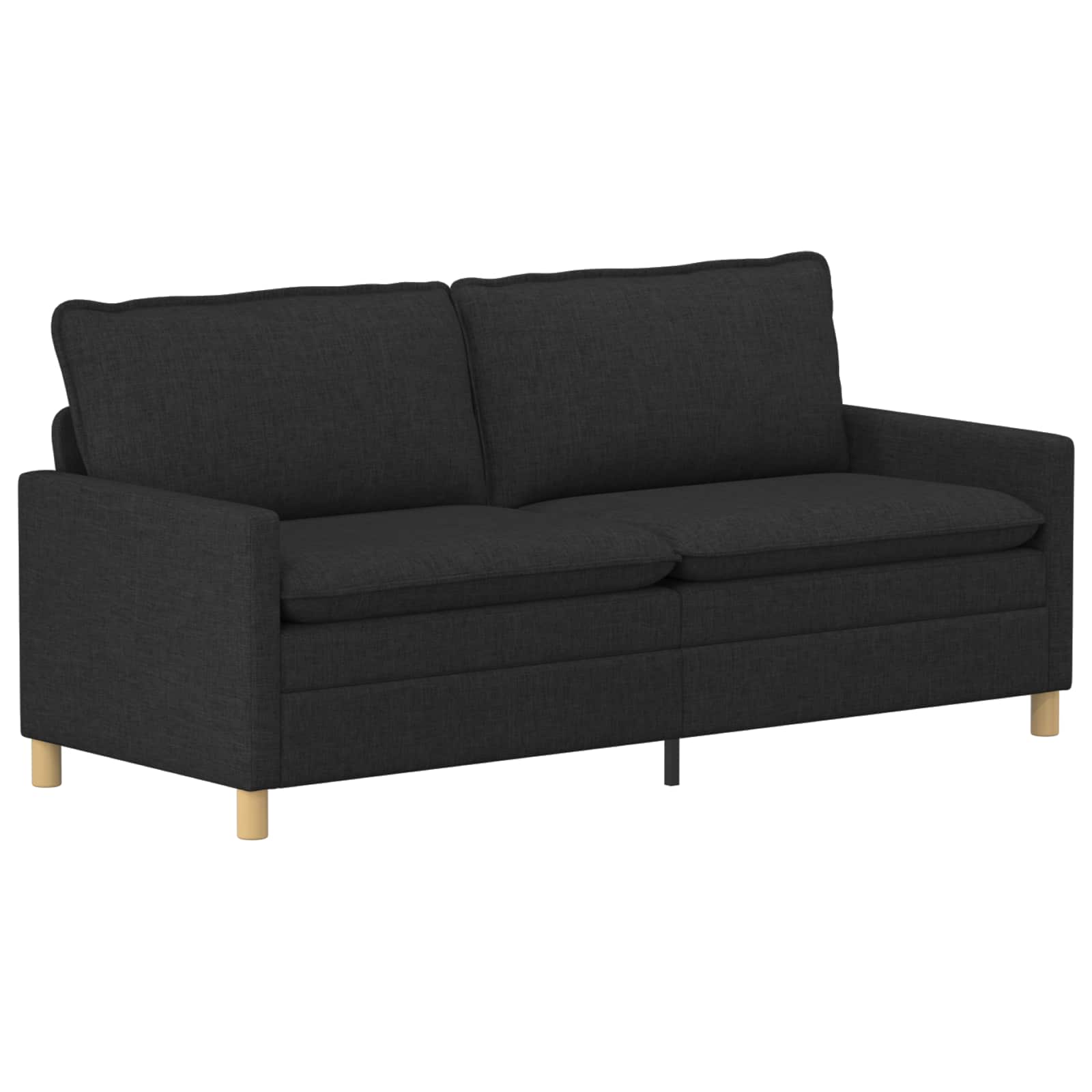Bankstel 2 st Zwart Stof
