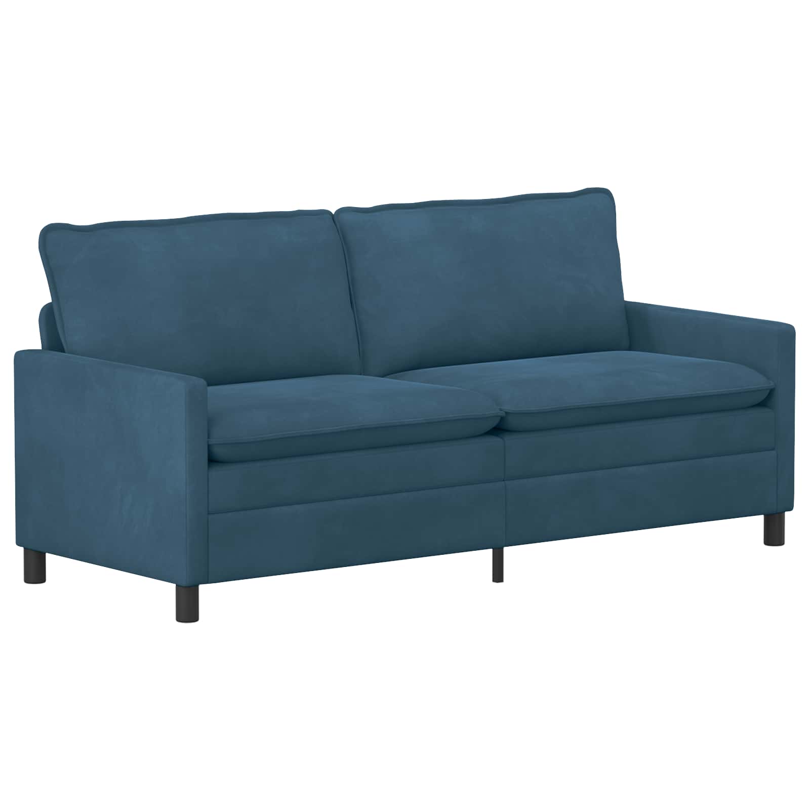 Bankstel 2 st Blauw Fluweel