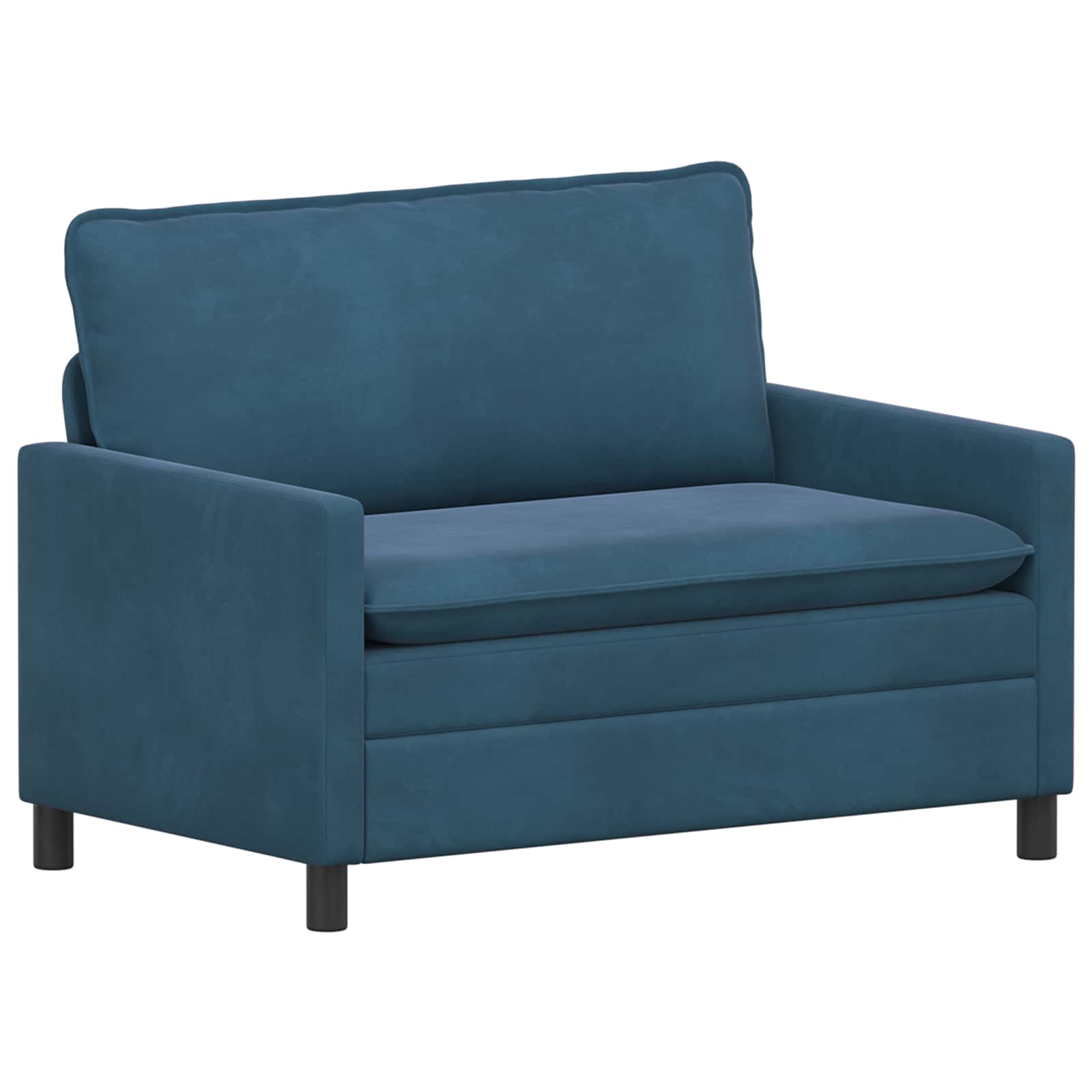 Bankstel 2 st Blauw Fluweel