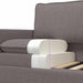 Bankstel 2 st Taupe Stof