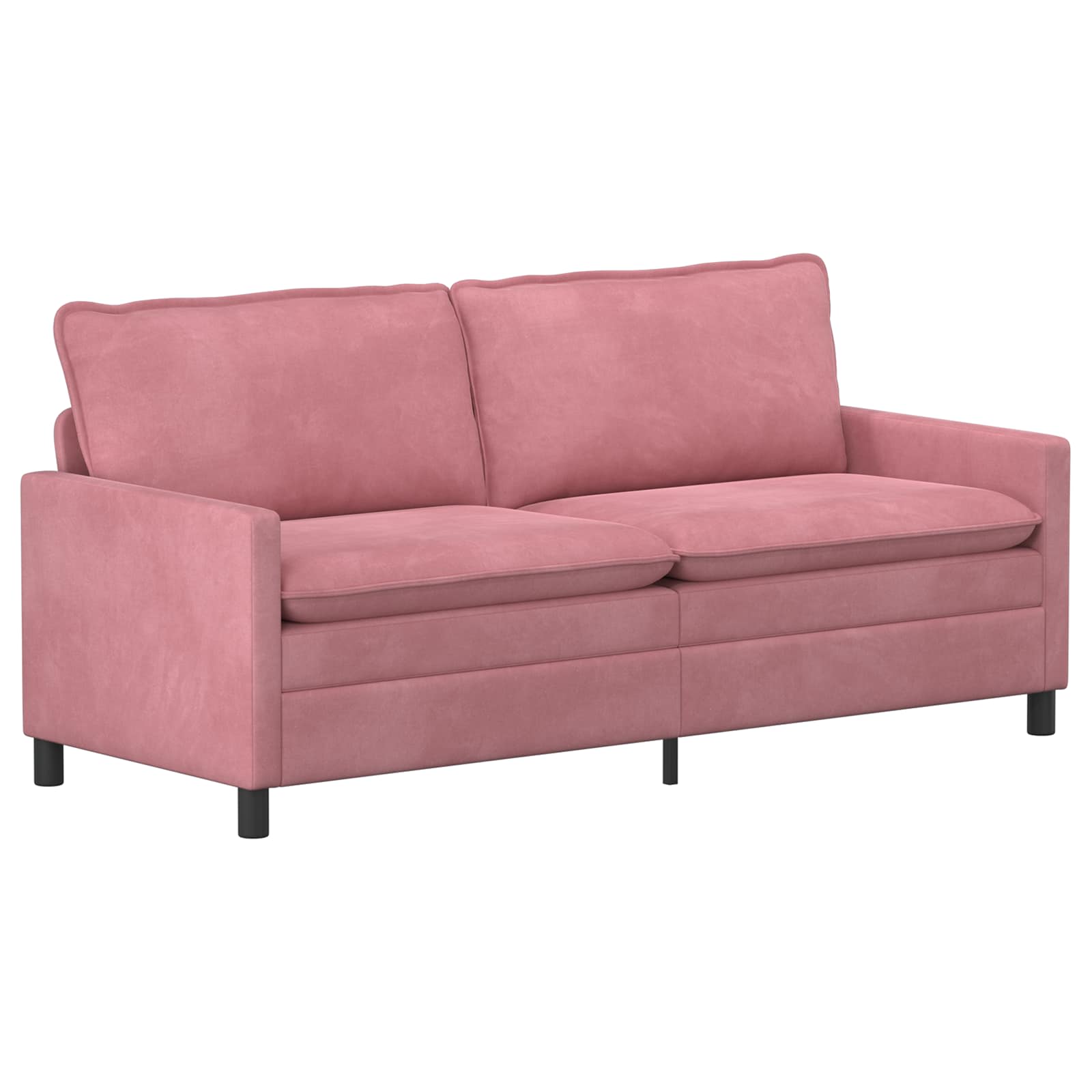 Bankstel 2 st Roze Fluweel