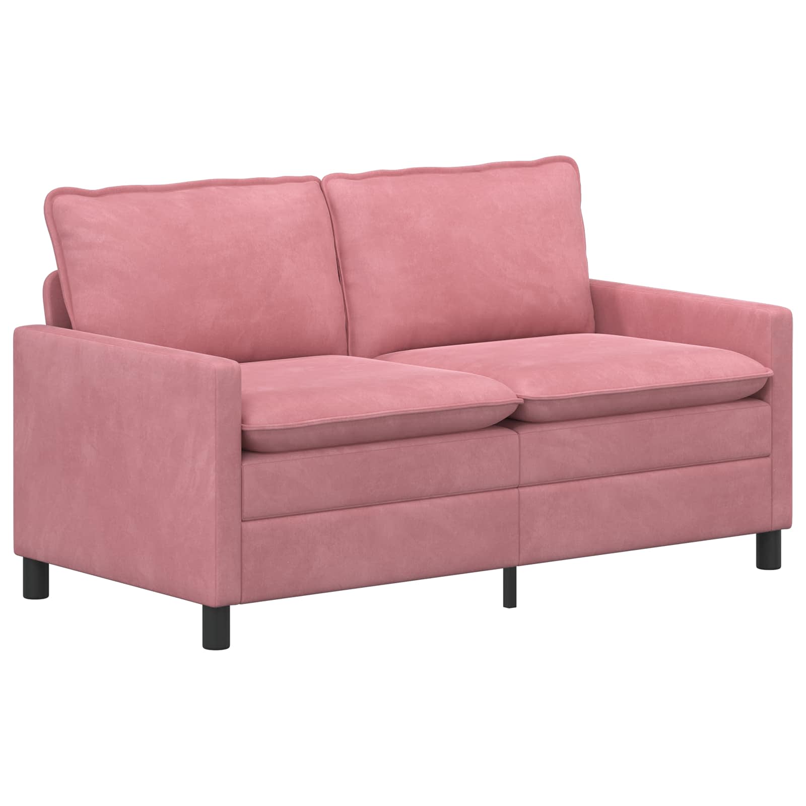 Bankstel 2 st Roze Fluweel