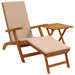 Ligstoelkentingen en opvouwbare zonnebader 2 st Taupe