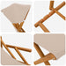 Ligstoel 4 pcs 3 Positie massief eucalyptushout Beige