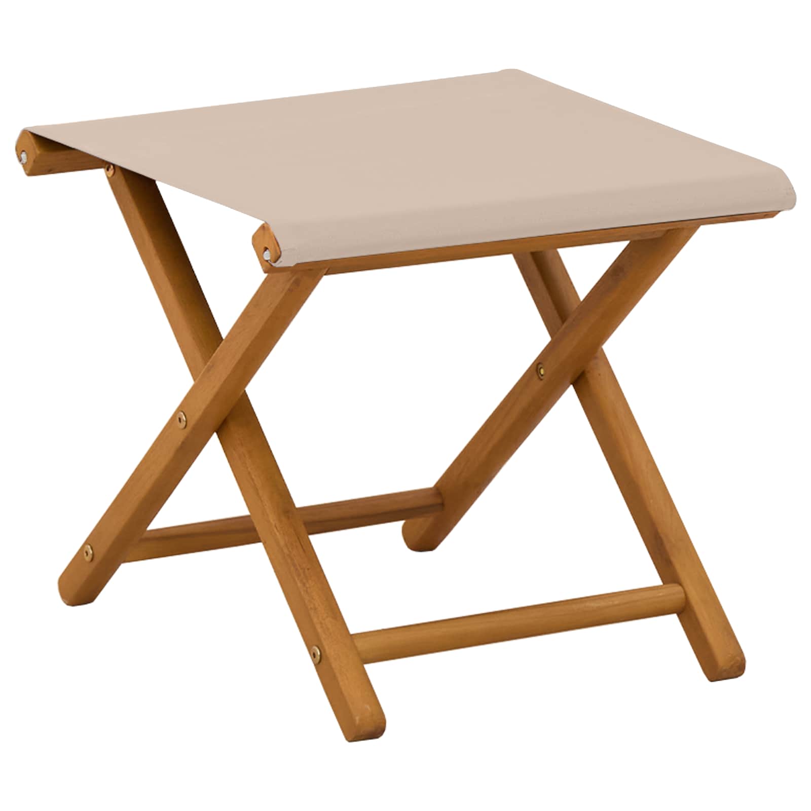 Ligstoel 4 pcs 3 Positie massief eucalyptushout Beige