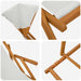 Ligstoel 2 pcs 3 Positie massief eucalyptushout Crèmekleurig
