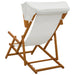 Ligstoel 2 pcs 3 Positie massief eucalyptushout Crèmekleurig