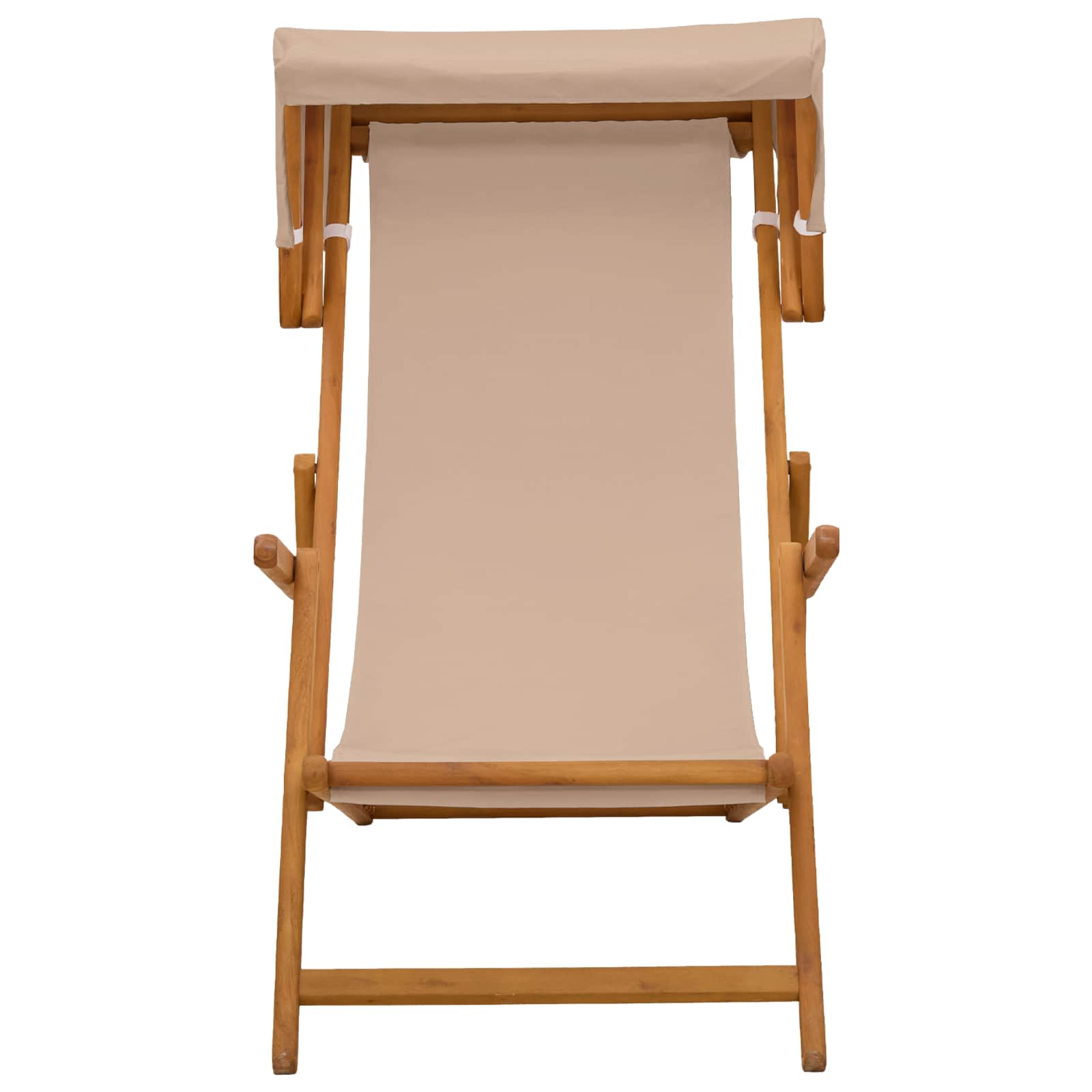 Ligstoel 2 st 3 Positie massief eucalyptushout Taupe