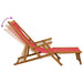 Opvouwbare zonnebed 2 pcs 3 Positie Massief Eucalyptus Hout