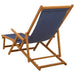 Opvouwbare zonnebed 2 pcs 3 Positie Massief Eucalyptus Hout