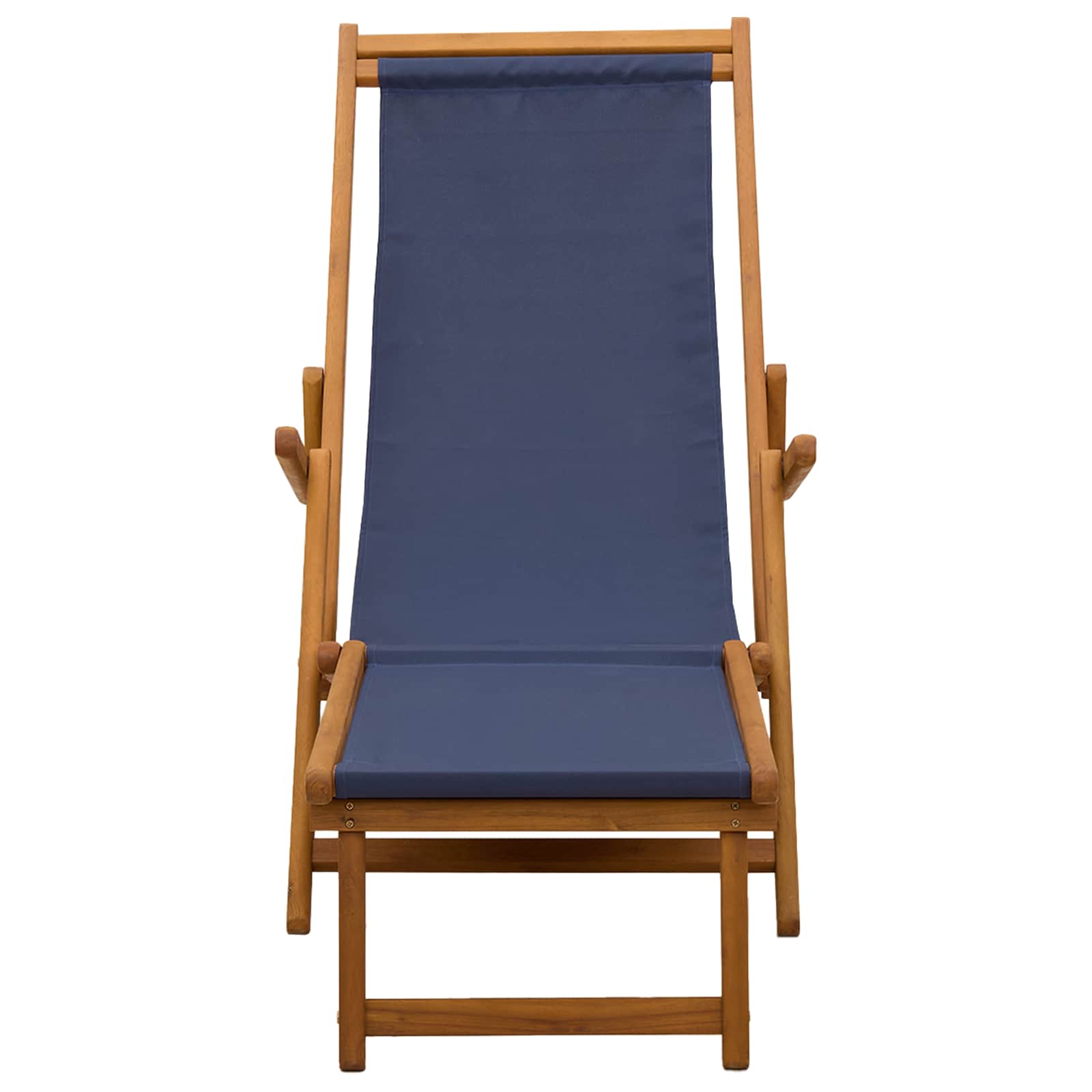 Opvouwbare zonnebed 2 pcs 3 Positie Massief Eucalyptus Hout