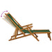 Opvouwbare zonnebed 2 pcs 3 Positie Massief Eucalyptus Hout