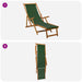 Opvouwbare zonnebed 2 pcs 3 Positie Massief Eucalyptus Hout