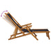 Opvouwbare zonnebed 2 pcs 3 Positie Massief Eucalyptus Hout