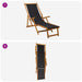 Opvouwbare zonnebed 2 pcs 3 Positie Massief Eucalyptus Hout