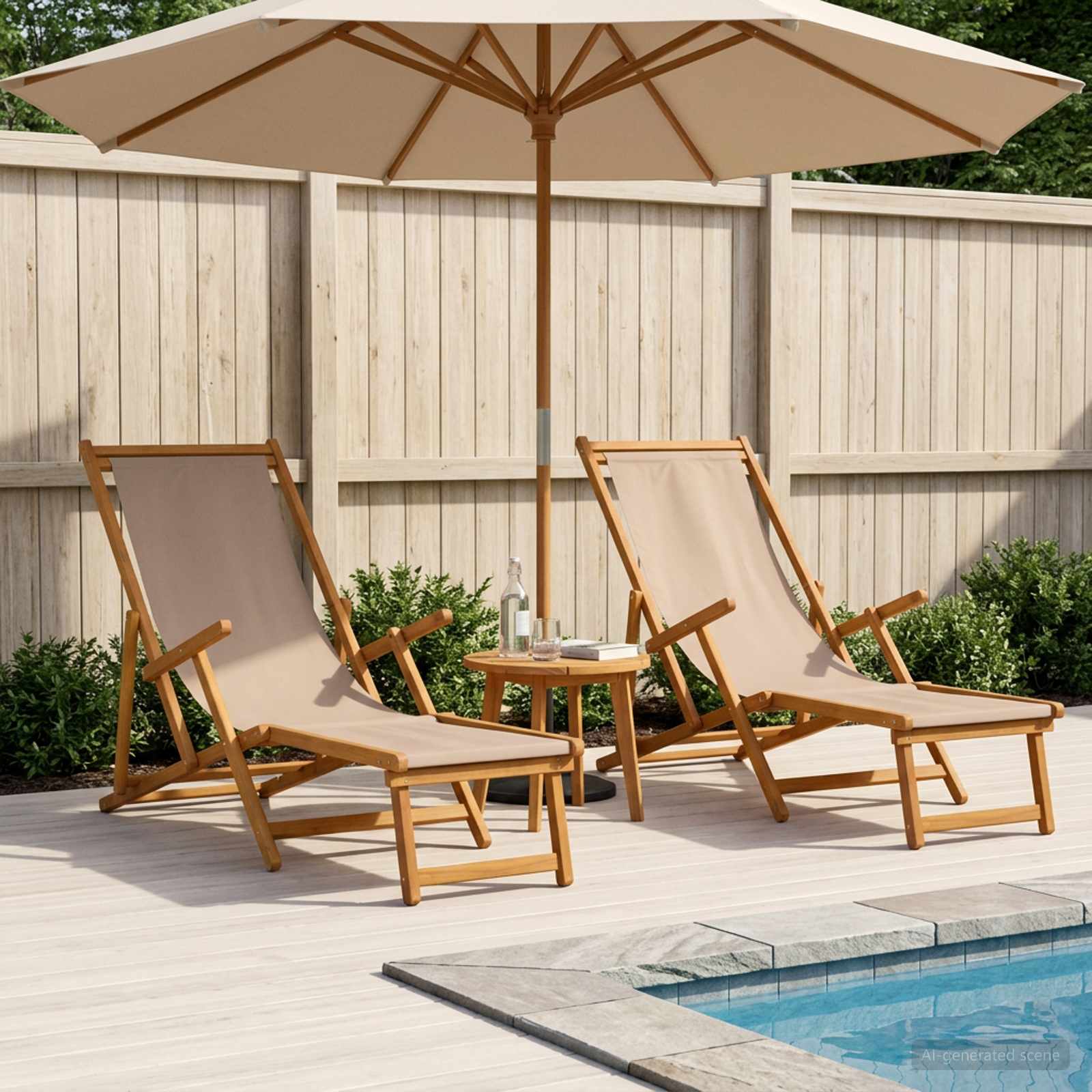Opvouwbare zonnebed 2 st 3 Positie Massief Eucalyptus Hout
