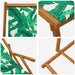 Opvouwbare zonnebed 2 pcs 3 Positie Massief Eucalyptus Hout