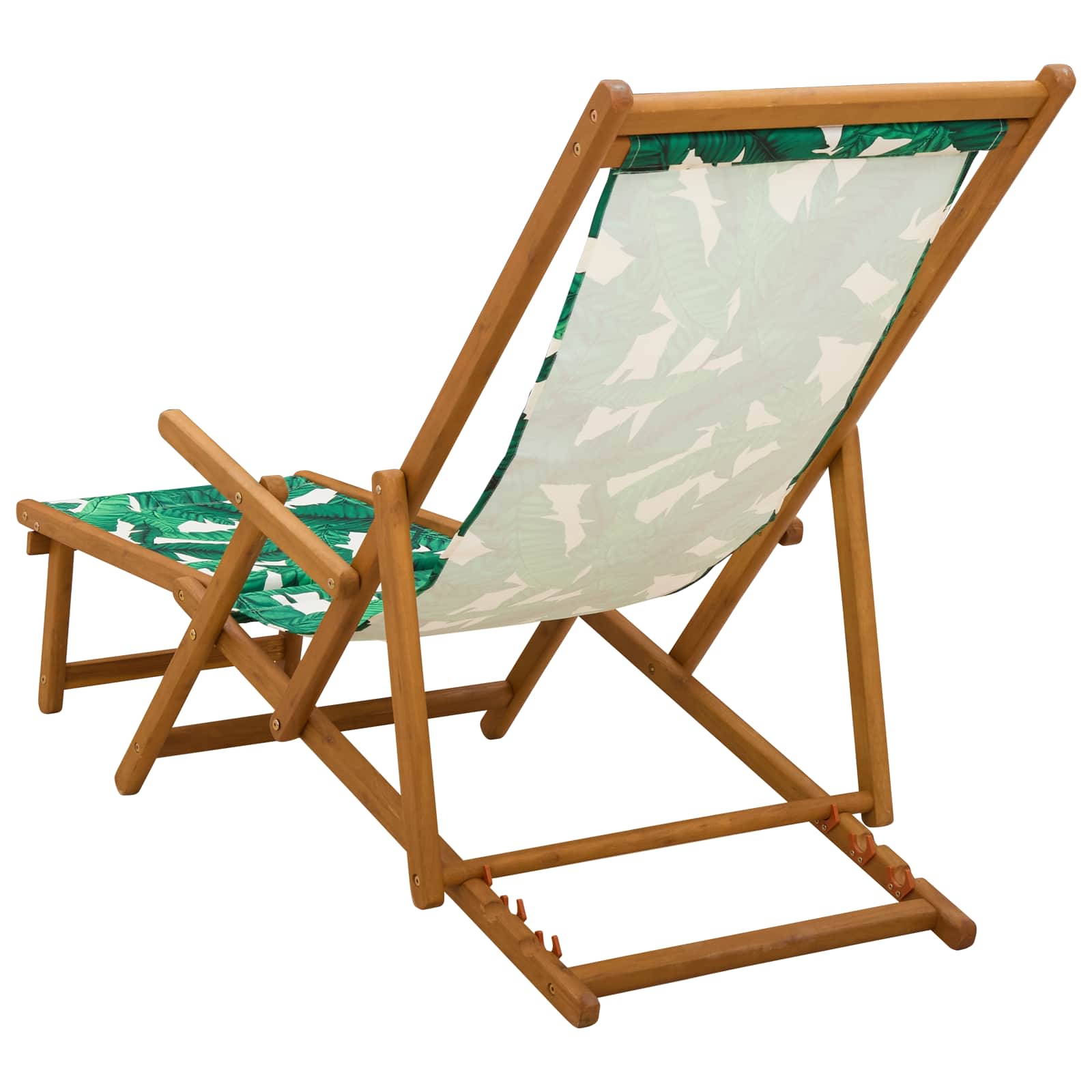 Opvouwbare zonnebed 2 pcs 3 Positie Massief Eucalyptus Hout
