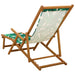 Opvouwbare zonnebed 2 pcs 3 Positie Massief Eucalyptus Hout