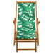 Opvouwbare zonnebed 2 pcs 3 Positie Massief Eucalyptus Hout