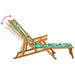 Opvouwbare zonnebed 2 pcs 3 Positie Massief Eucalyptus Hout