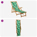 Opvouwbare zonnebed 2 pcs 3 Positie Massief Eucalyptus Hout