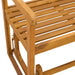 Tuin Glider Bank Naturel 110 x 59 x 97 cm Massief Acaciahout