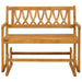 Tuin Glider Bank Naturel 110 x 59 x 97 cm Massief Acaciahout