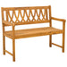Tuinbank Naturel 110 x 55,5 x 90 cm Massief Acaciahout