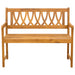 Tuinbank Naturel 110 x 55,5 x 90 cm Massief Acaciahout