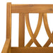 Tuinbank Naturel 180 x 55,5 x 90 cm Massief Acaciahout