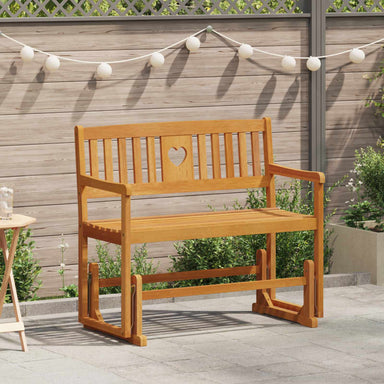 Tuin Glider Bank Naturel 110 x 59 x 97 cm Massief Acaciahout