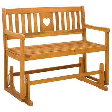 Tuin Glider Bank Naturel 110 x 59 x 97 cm Massief Acaciahout