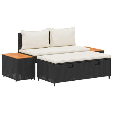 Buiten bankenset 4 -Seater 4 st 55 x 30 x 39 cm Rechthoekig