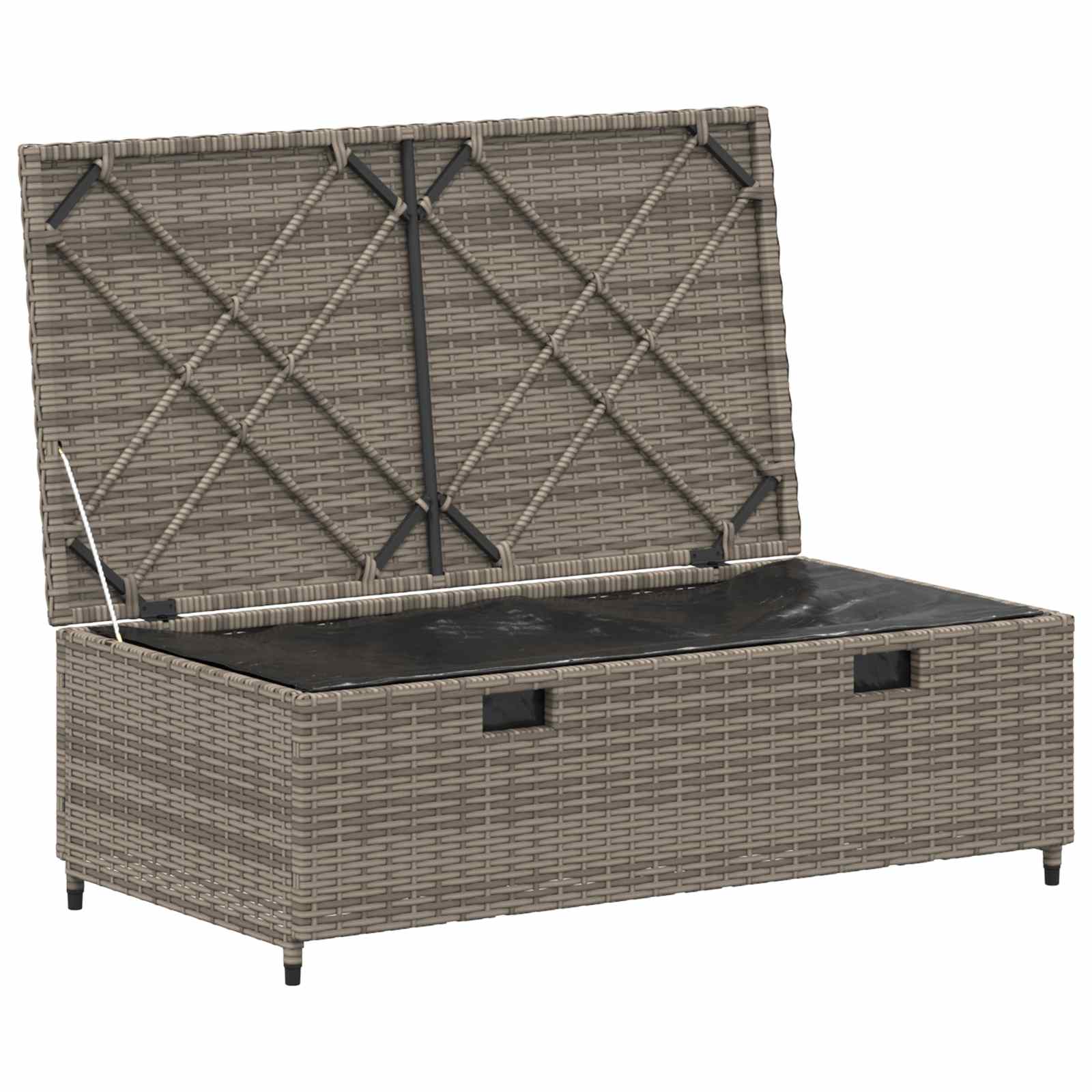 Buiten bankenset 4 -Seater 4 st 55 x 30 x 39 cm Rechthoekig