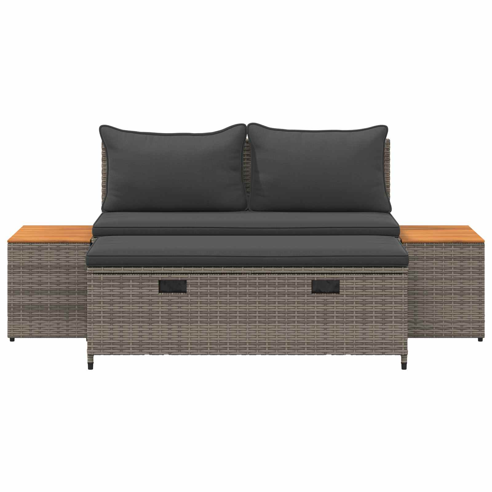 Buiten bankenset 4 -Seater 4 st 55 x 30 x 39 cm Rechthoekig