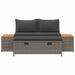 Buiten bankenset 4 -Seater 4 st 55 x 30 x 39 cm Rechthoekig