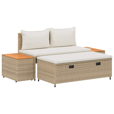 Buiten bankenset 4 -Seater 4 st 55 x 30 x 39 cm Rechthoekig