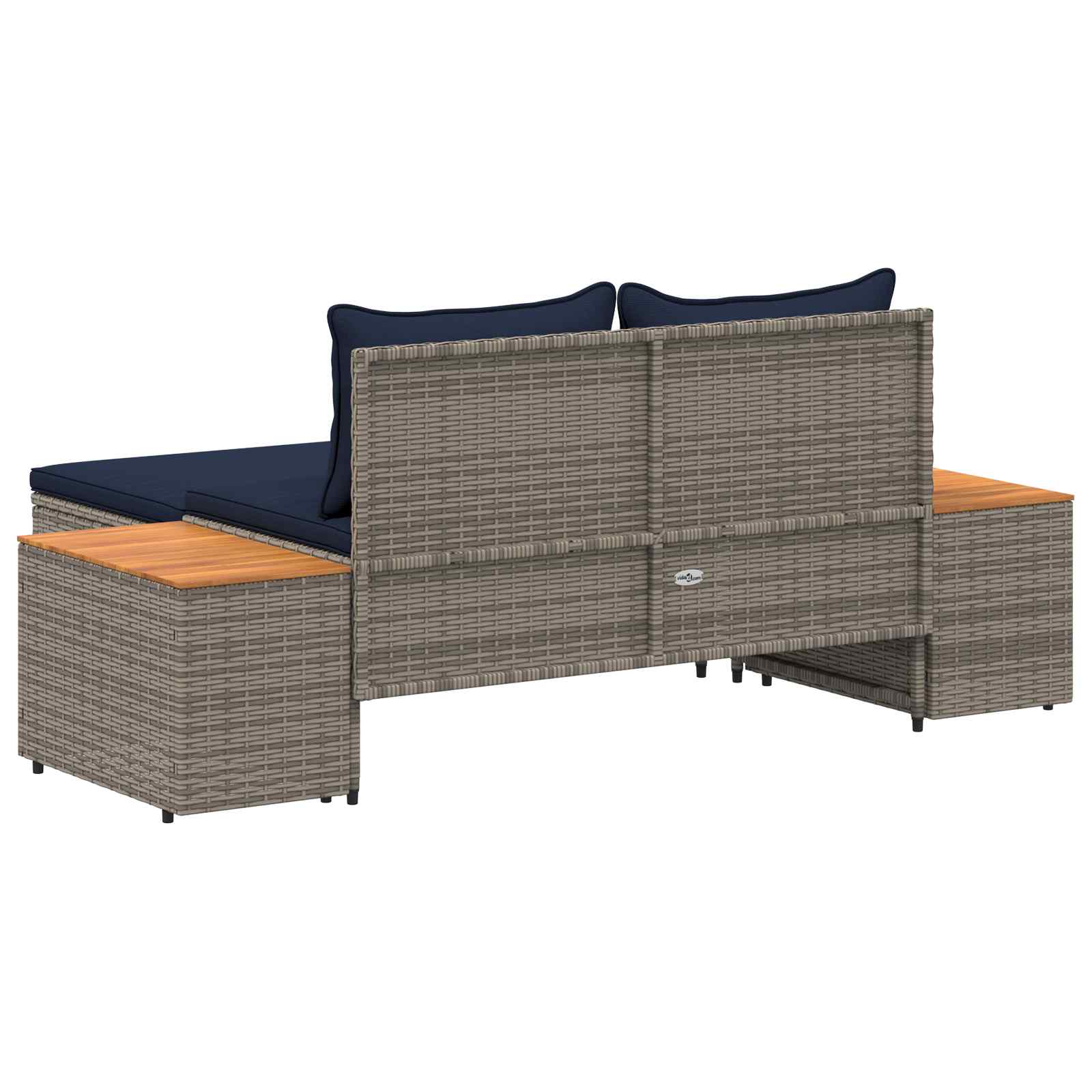 Buiten bankenset 4 -Seater 4 st 55 x 30 x 39 cm Rechthoekig