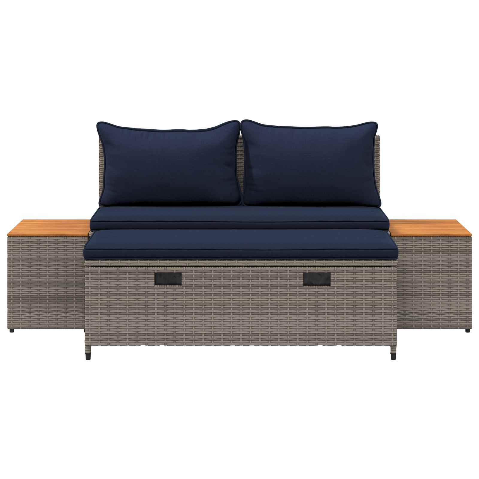 Buiten bankenset 4 -Seater 4 st 55 x 30 x 39 cm Rechthoekig