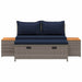 Buiten bankenset 4 -Seater 4 st 55 x 30 x 39 cm Rechthoekig