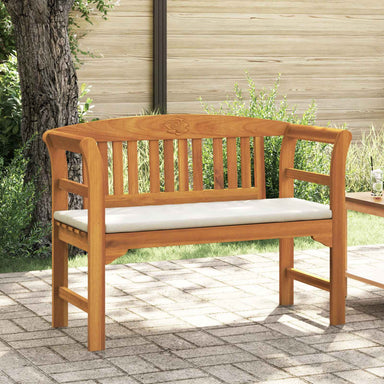 Rozenbank Crème Wit 114 x 46 x 82,5 cm Massief Acaciahout